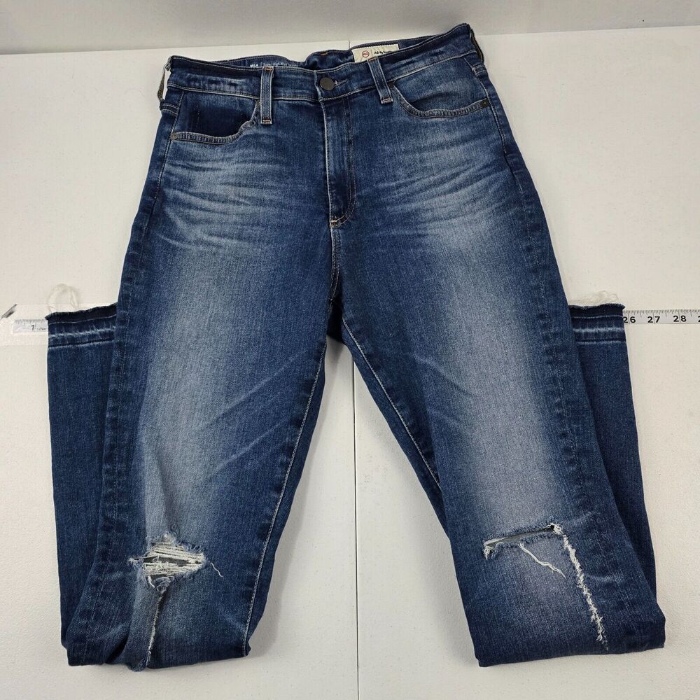 AG‎ Jeans Mila Super High-Rise Skinny Denim Jeans 29R Dark Wash 4316